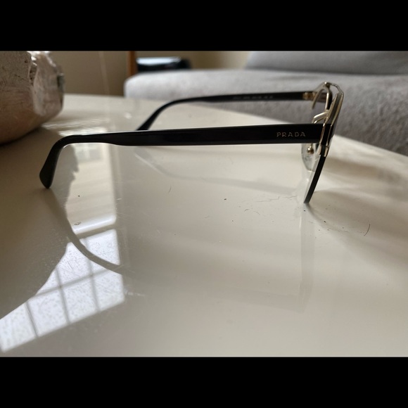 Prada Pilot Sunglasses SPR51V black frames & lenses main image 4